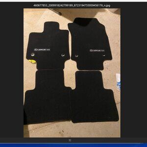 OEM Lexus 2024 NX 250 floor Mats black